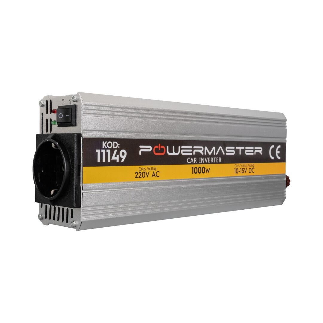 12 VOLT - 1000 WATT MODIFIED SINUS INVERTER (10-15V ARASI-220V AC) (4944)