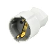 Topraklı Dişi Fiş Beyaz