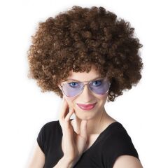 Kahve Renk Kıvırcık Afro Bonus Peruk (4944)