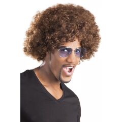 Kahve Renk Kıvırcık Afro Bonus Peruk (4944)