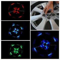 LED IŞIKLI ARABA TEKERLEK GÖBEK KAPAĞI (4944)