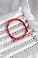 Mıknatıslı Kırmızı Renk Sarmal Kadın Bileklik - TJ-BB6971