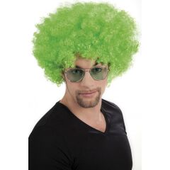 Yeşil Renk Kıvırcık Afro Bonus Peruk (4944)