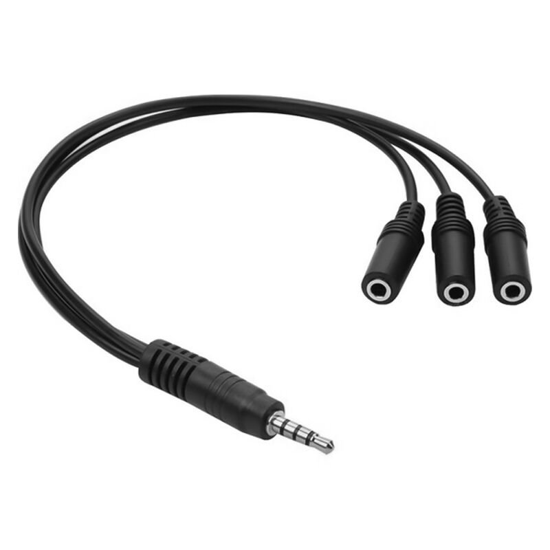 3.5 M STEREO ERKEK 3 BOĞUM /3 X 3.5MM STEREO DİŞİ 5+1 KABLO (4944)