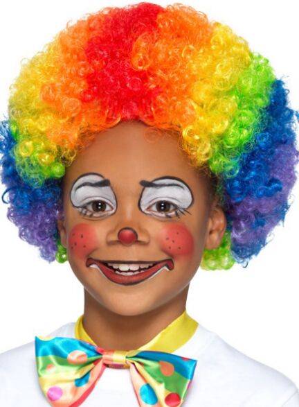 Rengarenk Kıvırcık Afro Peruk Bonus Saç 120 Gr (4944)