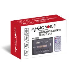 MAGİCVOİCE MV-14907 USB/SD/MIC/AUX/BLUETOOTH KUMANDALI EKRANLI OTO TEYP ÇEVİRİCİ DİJİTAL PLAYER BOARD (4944)