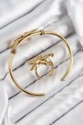 Pirinç Deniz Yıldızı Model Gold Renk Bileklik Yüzük Set - TJ-BB7600