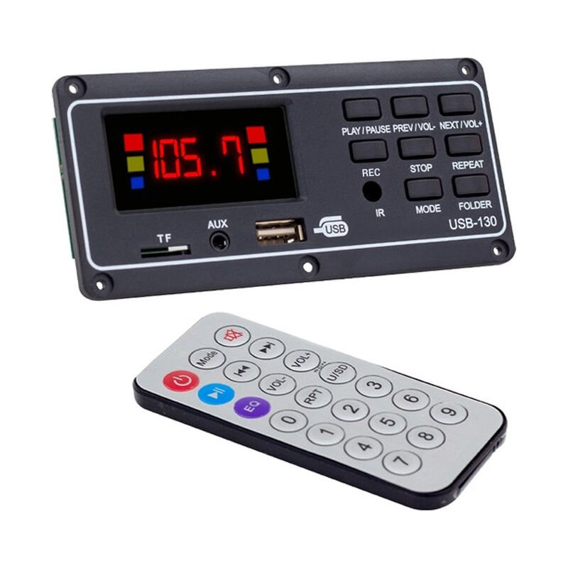 MAGICVOICE MV-15949 USB-130 USB/SD/MIC/AUX/BLUETOOTH KUMANDALI EKRANLI OTO TEYP ÇEVİRİCİ DİJİTAL PLAYER BOARD (4944)