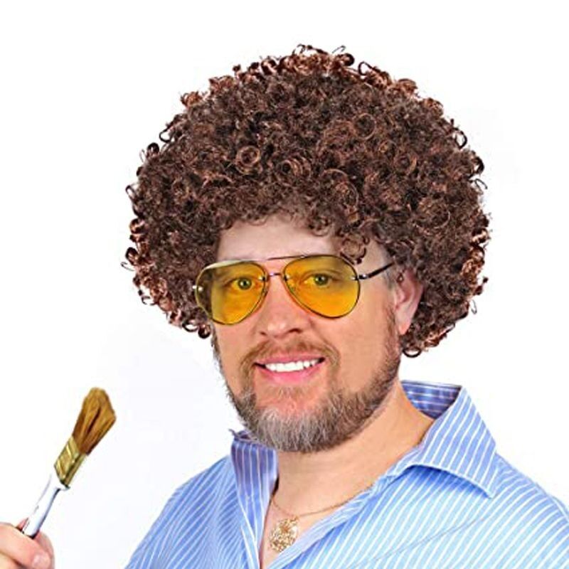 Bob Ross Bonus Peruk Kahverengi Renk 120 gr (4944)