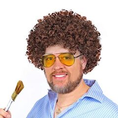 Bob Ross Bonus Peruk Kahverengi Renk 120 gr (4944)