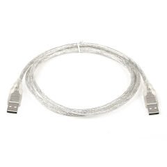 USB ERKEK-ERKEK KABLO 1.5 METRE ŞEFFAF (4944)