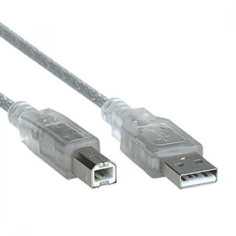 USB YAZICI KABLOSU ŞEFFAF 2.0V 3 METRE  *SL-U2003 (4944)