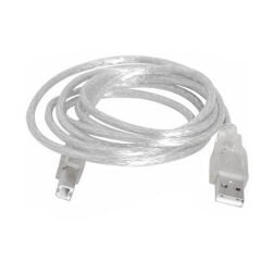 USB YAZICI KABLOSU ŞEFFAF 2.0V 3 METRE  *SL-U2003 (4944)