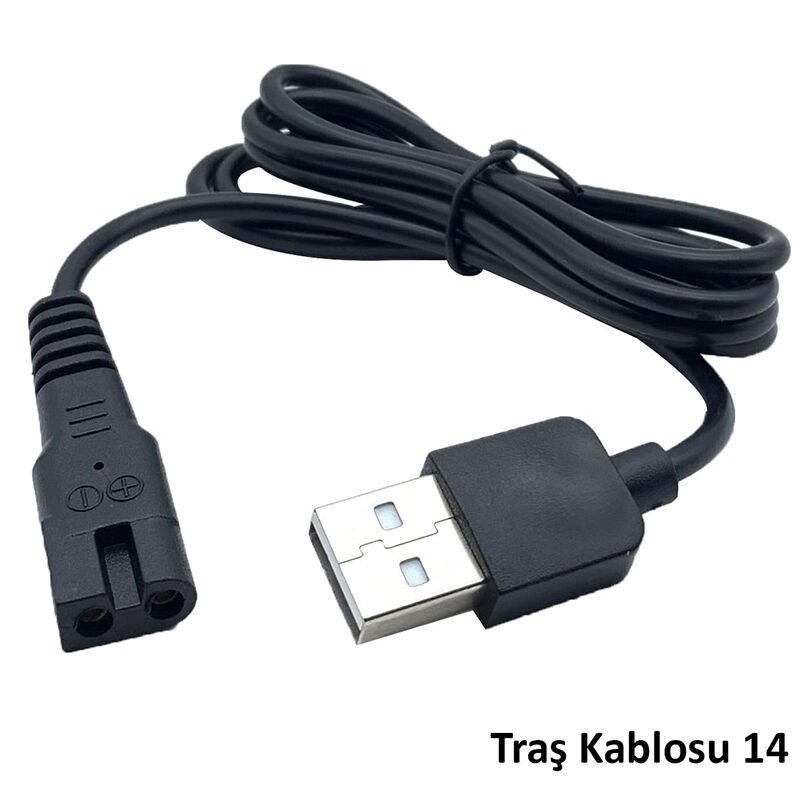 TIRAŞ MAKİNALARI İÇİN USB ŞARJ KABLOSU (14) (4944)