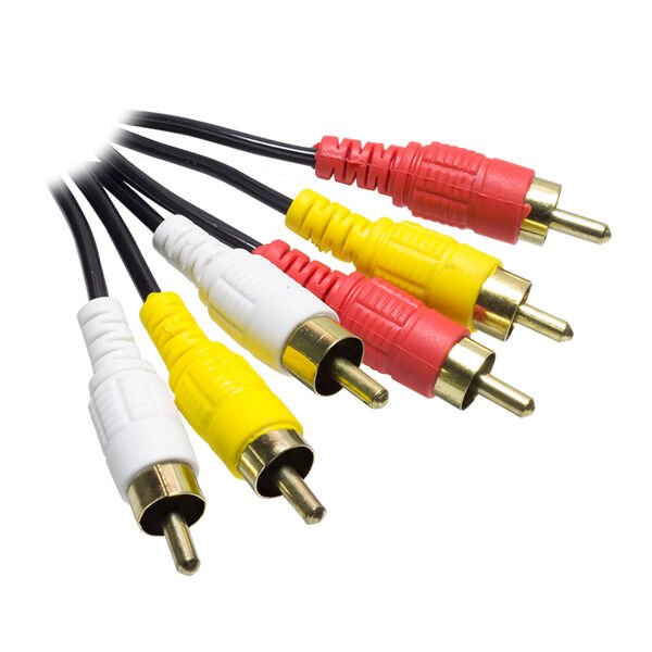 3 RCA + 3 RCA 1.5 METRE STANDART RCA KABLO POŞETLİ (4944)