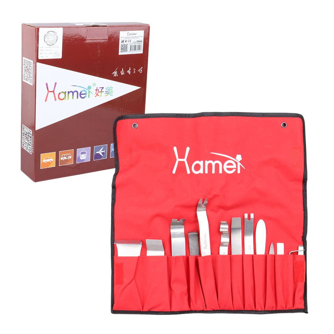 ARAÇ İÇİ SES SİSTEMİ SÖKME - LASTİK SÖKME -  KAPI DÜZELTME ÇIKARMA TAKIMI PASLANMAZ ÇELİK (4944)
