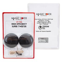 MAGICVOICE MV-7616 80W 40RMS SLİM KASA OTO TWEETER (4944)