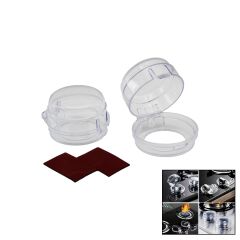 2  PCS OCAK DÜĞME KORUYUCU KAPAK MiKA KRİSTAL (4944)