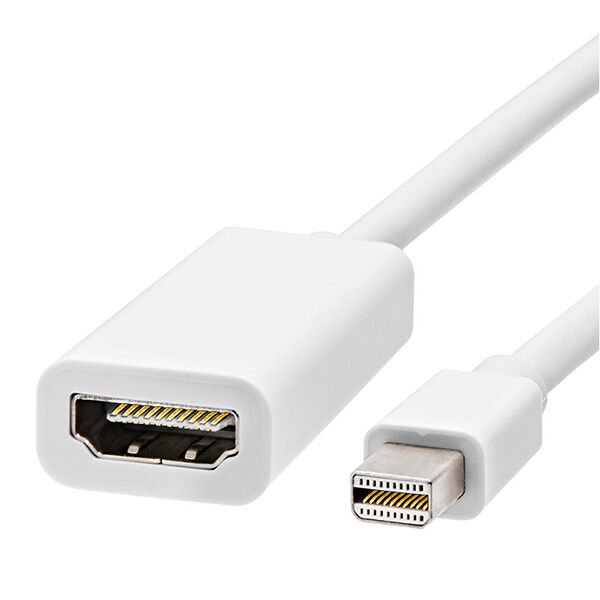 MİNİ DİSPLAY PORT ERKEK TO HDMI DİŞİ 15 CM ÇEVİRİCİ KABLO (4944)