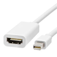 MİNİ DİSPLAY PORT ERKEK TO HDMI DİŞİ 15 CM ÇEVİRİCİ KABLO (4944)
