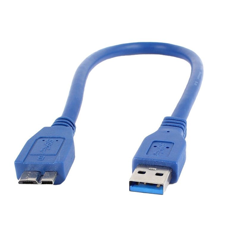 USB 3.0 MAVİ 30 CM DATA MICRO USB KABLOSU (4944)