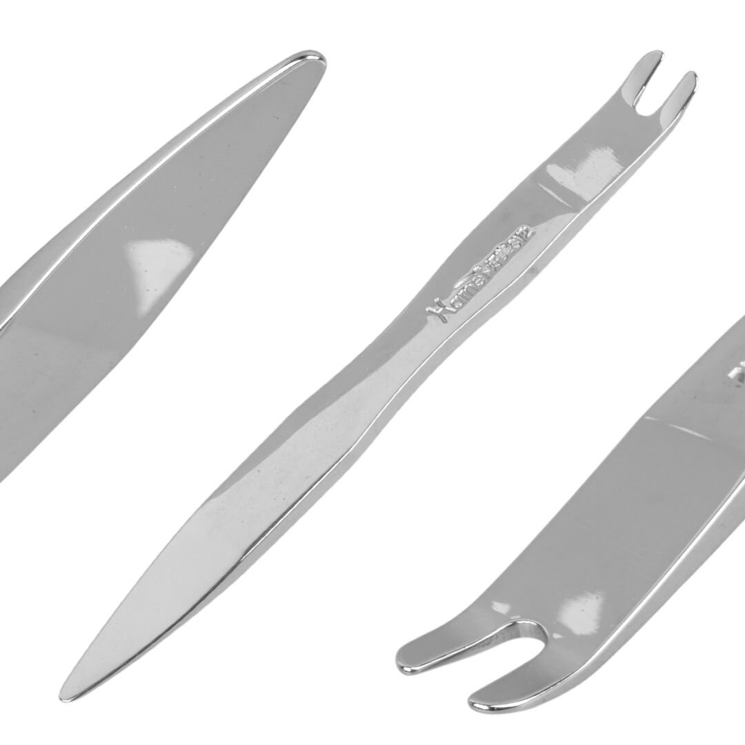 ARAÇ İÇİ SES SİSTEMİ SÖKME LEVYESİ KROM KAPLAMA ÇELİK (5X165MM) (4944)
