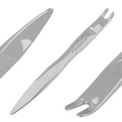 ARAÇ İÇİ SES SİSTEMİ SÖKME LEVYESİ KROM KAPLAMA ÇELİK (5X165MM) (4944)
