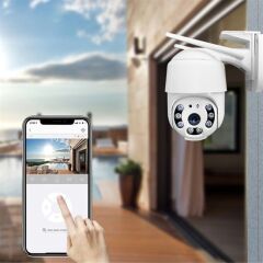 2.0 MP HD Lens İç Dış Mekan Suya Danıklı IP Wifi Network Güvenlik Kamerası Wifi Kamera (4944)