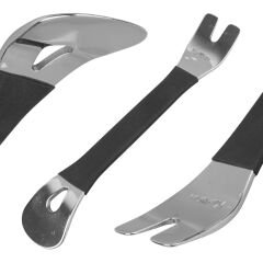 ARAÇ İÇİ SES SİSTEMİ SÖKME LEVYESİ KROM KAPLAMA ÇELİK (3X195MM) (4944)