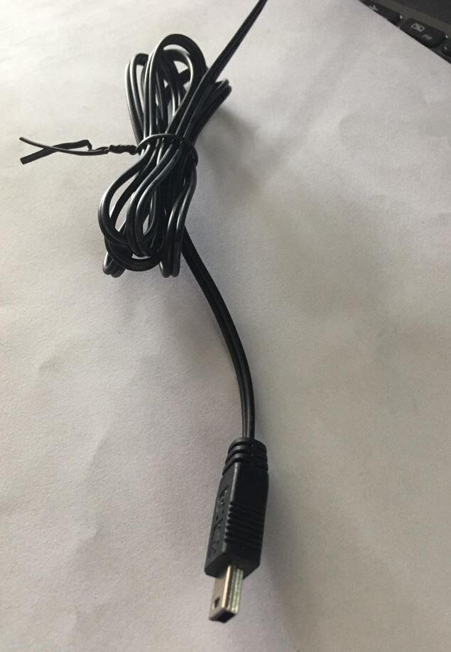 YERLİ ÜRETİM 1.2 METRE 18/0.10BS*2F MİNİ USB YEDEK ADAPTÖR KABLOSU (4944)