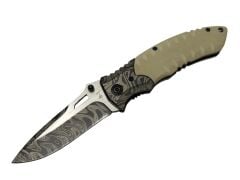 Browning 8-1 Damascus Kamp Çakı 20cm - Manuel