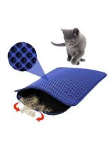 Kedi Tuvalet Önü Kum Toplayıcı Temizleyici Elekli Gri Paspas (4944)