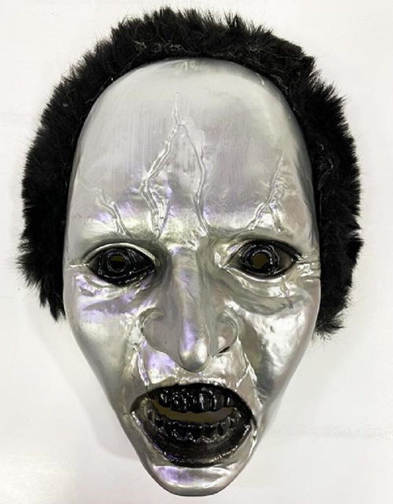 Siyah Saçlı Plastik Michael Myers Maskesi 26x17 cm