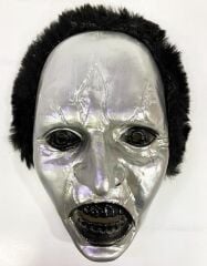 Siyah Saçlı Plastik Michael Myers Maskesi 26x17 cm