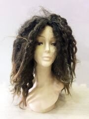 Kahve Renk Joe Dreadlocks Astarlı Kabarık Bob Marley Reggae Rasta Peruk 1 Adet