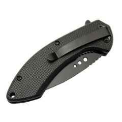 4215 Kırmızı Kamp Çakı 20cm- Yarı Otomatik, Oluklu