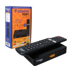 FOBEM VISION S HİBRİT 4GB RAM 32GB HDD 1.5GHZ SES KOMUTLU UYDU ALICILI ANDROID TV BOX (TUNERLİ) (4944)