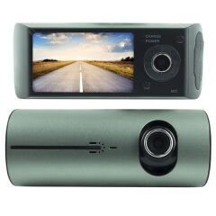 GPSLİ ÇİFT KAMERALI ARAÇ İÇİ DVR KAMERA SET (32 GB KART DESTEKLİ) (4944)
