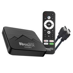 MAGBOX MAGROID LUXURY 32 GB HDD 2 GB RAM BLUETOOTH 5G SES KOMUT KUMANDALI ANDROID TV BOX (4944)