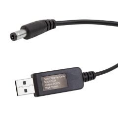 USB TO DC 5.5*2.5MM UÇLU 12 VOLT - 1 AMPER 5 VOLT TO 12 VOLT ÇEVİRİCİ ADAPTÖR (4944)
