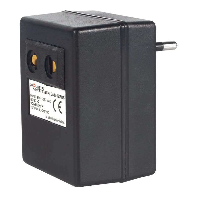 220V-110V 20VA AC/AC DÖNÜŞTÜRÜCÜ TRANSFORMATÖR (4944)