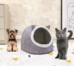 Kedi Köpek Evi - Gri (4944)