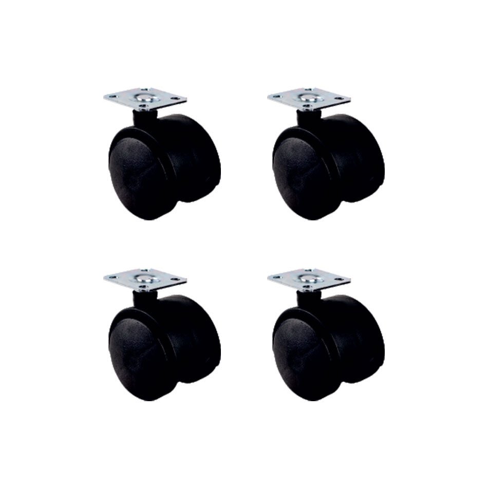 Büyük Plastik Tablalı Teker - 50MM HKS126 - 4 Adet