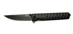SOG Kendo 4010 BK Siyah Kamp Çakı 21cm - Yarı Otomatik, Metal Sap, Kılıflı