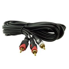 2 RCA ERKEK + 3.5 MM STEREO ERKEK 3 METRE 1.KALİTE KABLO (4944)