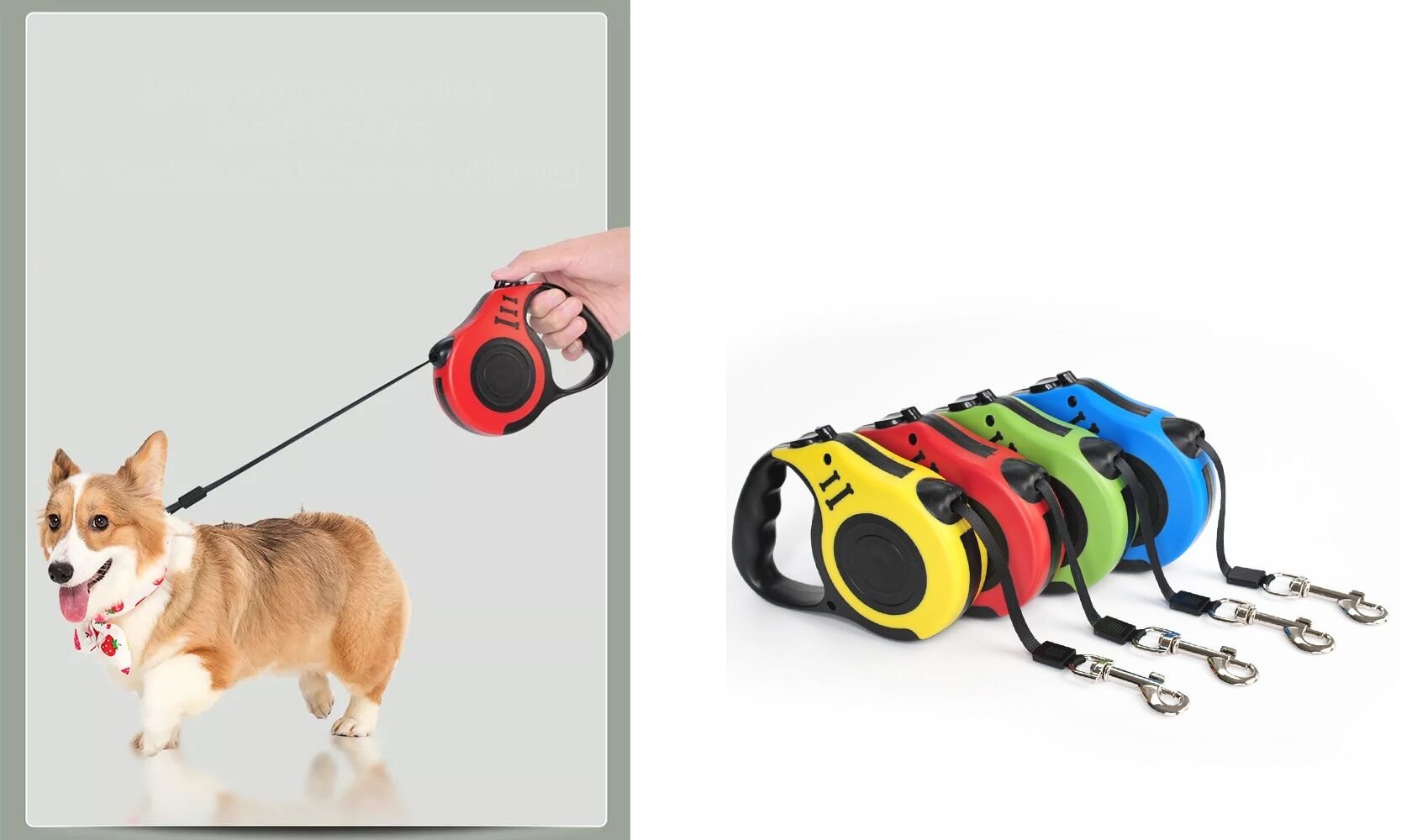 Otomatik  Makaralı Kedi Tasması / Köpek Tasması 3 Metre - 15 KG (4944)