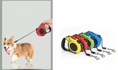 Otomatik  Makaralı Kedi Tasması / Köpek Tasması 3 Metre - 15 KG (4944)