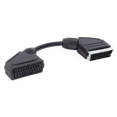 SCART ERKEK SCART DİŞİ ARA KABLO 20 CM ELEKTROMER (4944)