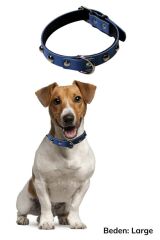 Yumuşak Dokulu Deri Köpek Gezdirme Boyun Tasması (Large) (4944)