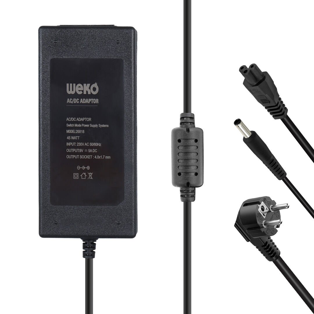 9 VOLT - 5 AMPER YAZAR KASA/ POS MAKİNESİ MASAÜSTÜ ADAPTÖR 4.0*1.7 MM UÇLU (4944)